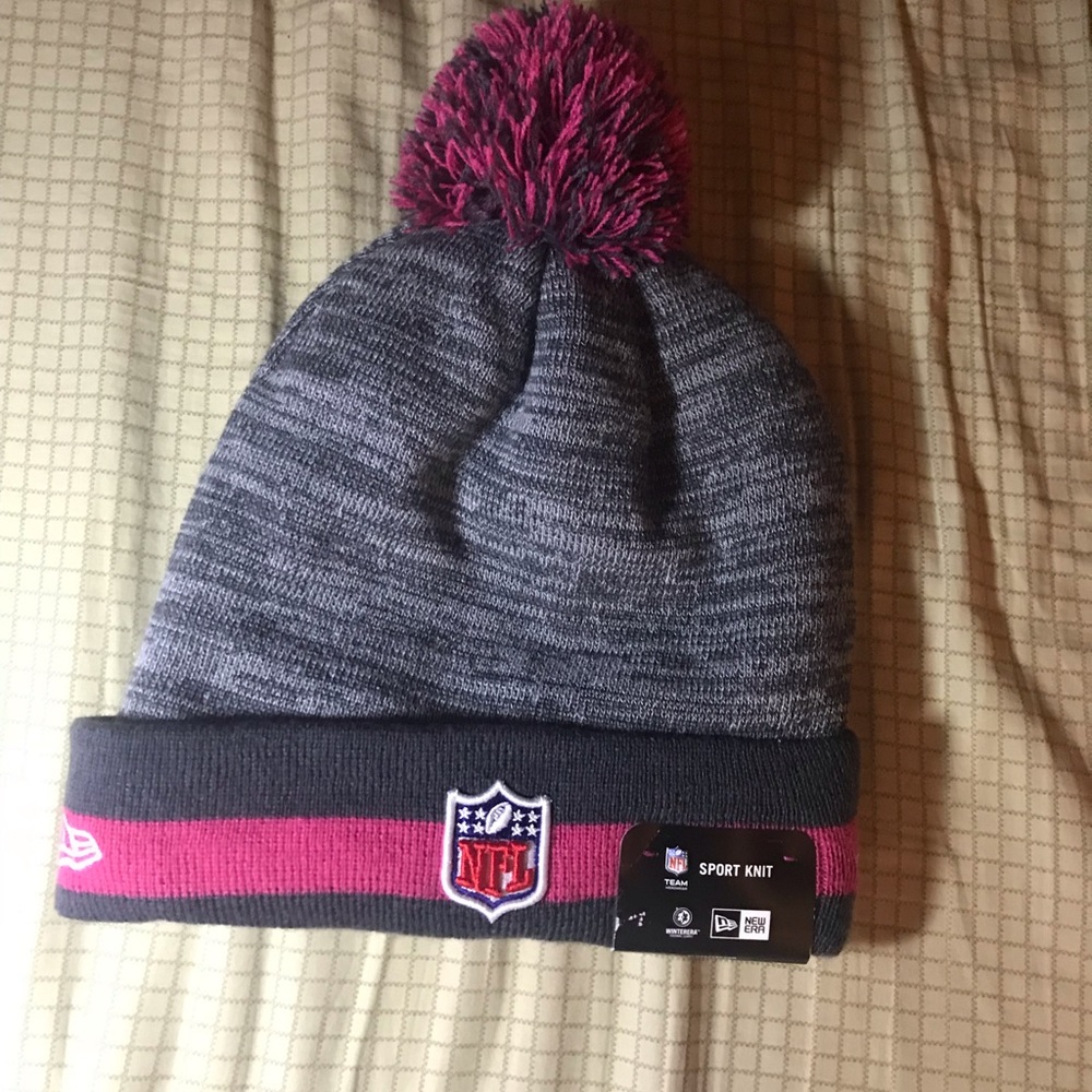 49ers breast cancer awareness beanie.